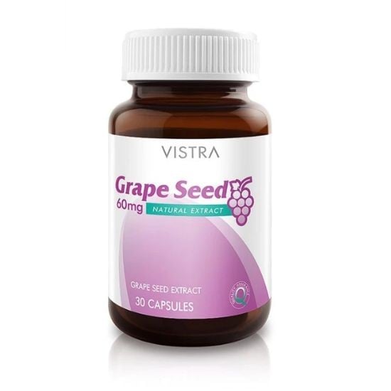 อาหารเสริม Vistra Grape seed