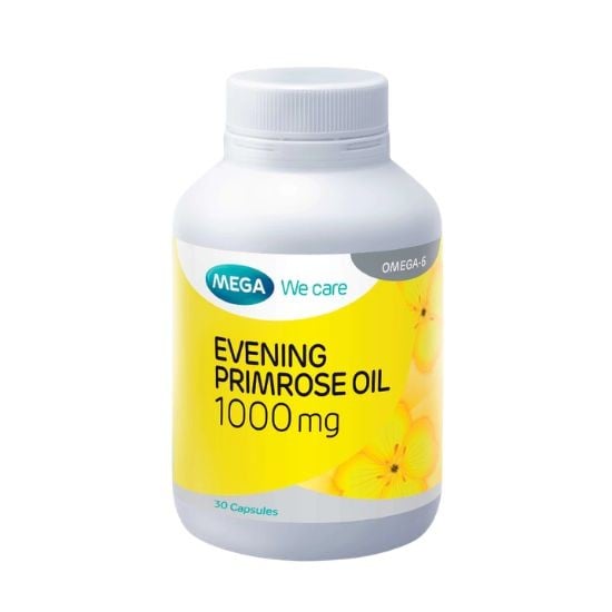 อาหารเสริม MEGA We care Evening primrose oil