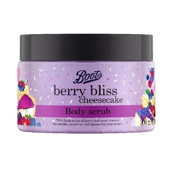 Boots Flavour Berry Bliss Cheesecake Body Scrub