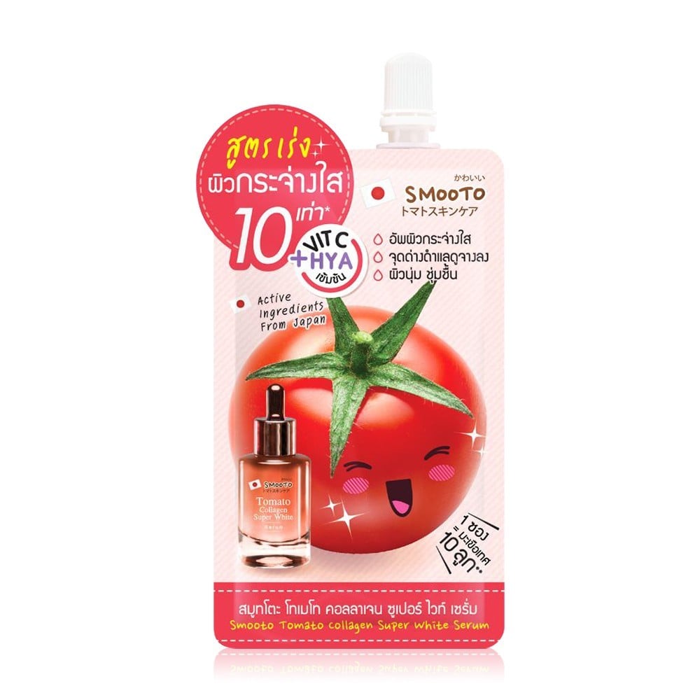 Smooto Tomato Collagen Super White Serum
