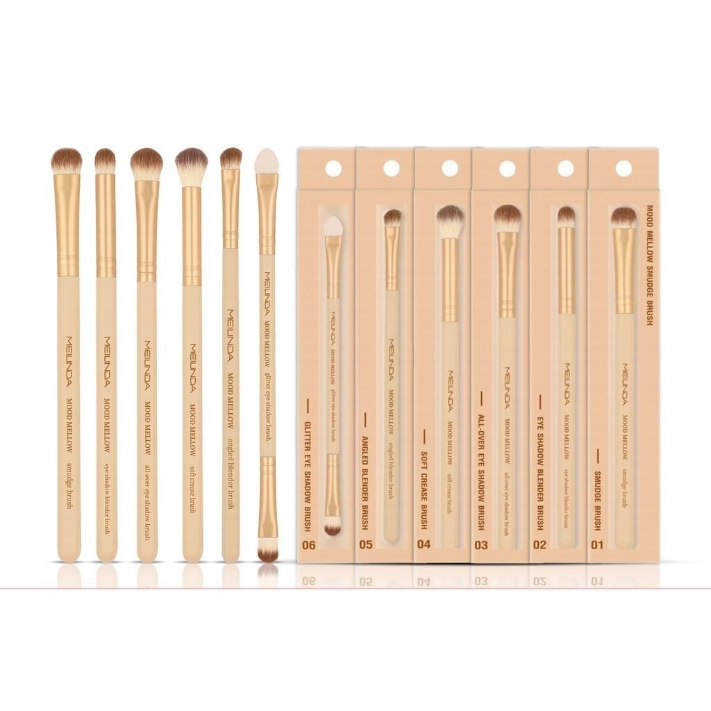 Meilinda - Mood Mellow Brush Set (เซ็ต 4-6 ชิ้น)