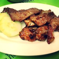 ส้มตำหน้าวัง ร้านลุงไฝ การ์ตูน ลุงแสง