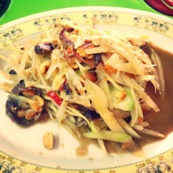 ส้มตำหน้าวัง ร้านลุงไฝ การ์ตูน ลุงแสง