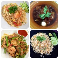 ข้าวผัดปู กุ้ง ตลาดอัมพร