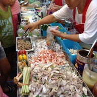 ต้มยำหัวปลา ตลาดมีนบุรี