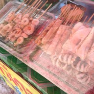 หมึกสดย่างน้ำจิ้ม 3 รส