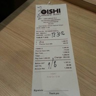 Oishi Buffet เซ็นทรัลเฟสติวัล หาดใหญ่