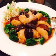 เป๋าฮื้อยัดไส้กุ้งเจี๋ยนน้ำมันหอย