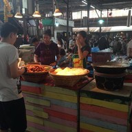 ไก่ทอดจิ้มแจ่ว ตลาดน้ำขวัญเรียม