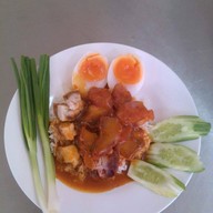 สุขเกษม ข้าวหมูแดงหมูกรอบ