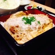 Tenderloin katsu with egg bowl set 365+