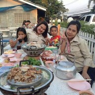 หมูกะทะมังกรเทพ  บางสมัคร