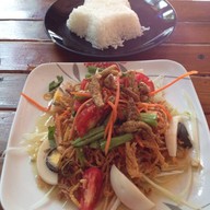 ส้มตำทอด