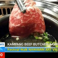 KAMPANG BEEF Butchet & Grill Festival walk