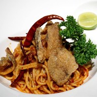 Pommito's Spaghetti Special (200฿) 