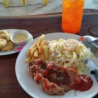 สเต็กถาดใบเตย โพธาราม ใบเตยสเต็กถาด