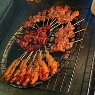 ตับย่างกึ๋นย่างปีกไก่ย่างตลาดใหม่นาเกลือ