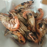 เมนูของร้าน ผ่องพรรณกุ้งเผา ตลาดกลางอยุธยา