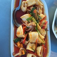เมนูของร้าน ครัวคุณกุ้งแพริมน้ำ อ่างทอง