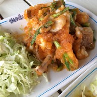 เมนูของร้าน ปะการังเรือนน้ำ บางแสน