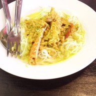 เมนูของร้าน ขนมจีนแม่ยาย เส้นสดน้ำแกงปูม้า