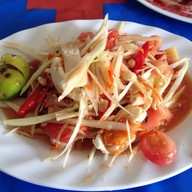 เมนูของร้าน ส้มตำสะพานสูง
