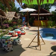 บรรยากาศ สวนอาหารร้านแหลมแท่น บ้านโคกศรี