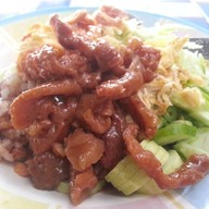 เมนูของร้าน ข้าวคลุกกะปิ ป้าเฉื่อย