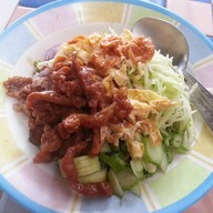 เมนูของร้าน ข้าวคลุกกะปิ ป้าเฉื่อย