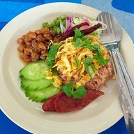 เมนูของร้าน ป้าติ้ดข้าวแกงอาหารตามสั่ง