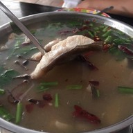 เมนูของร้าน กุ้งเป็น