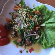 เมนูของร้าน วิลล่า เมี่ยงปลาเผา