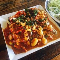 เมนูของร้าน บ้านสวนซีฟู้ด