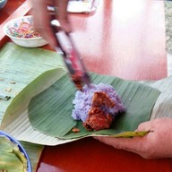 เมนูของร้าน ข้าวเหนียวห่อใบตอง สันทราย