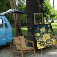 บรรยากาศ กาแฟบ้านๆ วัดต้นเกว๋น