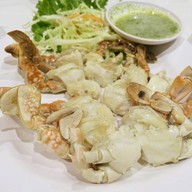 เมนูของร้าน กุ้งเผาหัวหมาก หัวหมาก