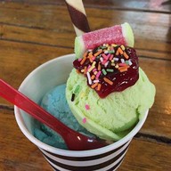 เมนูของร้าน ไอศกรีมโฮมเมท พี่โจ