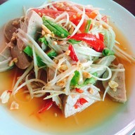 เมนูของร้าน ลาบไก่สะเมิง