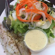 ไก่ย่างข้าวกล่อง ตลาดแบริ่งติดไก่5ดาว