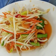 เมนูของร้าน ส้มตำ Ok D ศูนย์อาหารบ้านสวนปาล์ม