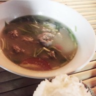 เมนูของร้าน ลาบเป็ดจำลอง