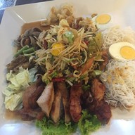 เมนูของร้าน ตะบันตำ ตำถาดบันลือโลก ปิ่นเกล้า