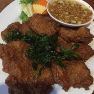 เมนูของร้าน กุ้งเป็น