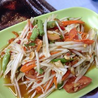 เมนูของร้าน ส้มตำ เจ้ปุ้ย