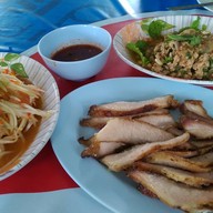 เมนูของร้าน ร้านส้มตำโคราช