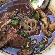 เมนูของร้าน ภ.สำเภา ก๋วยเตี๋ยวเรือ วัดป่าสาลวัน