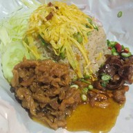 เมนูของร้าน ป้าเเต้ข้าวคลุกกะปิ