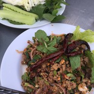 เมนูของร้าน ลาบเป็ดชัยนาท