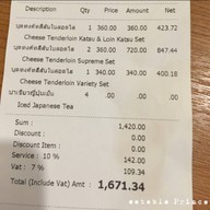 Tonkatsu Saboten เซ็นทรัลเวิลด์