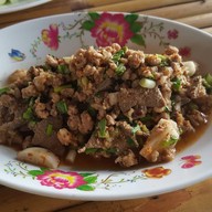 เมนูของร้าน ชวนชิมลาบเป็ด